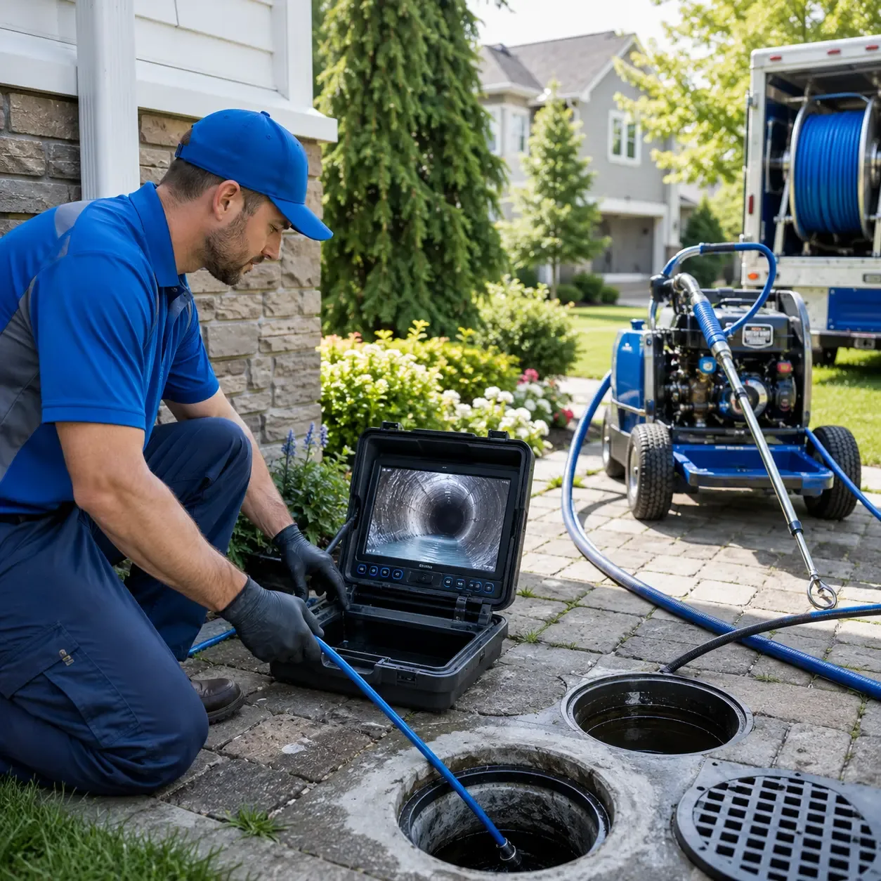 Outdoor drain cleaning professionals serving Barton, OH