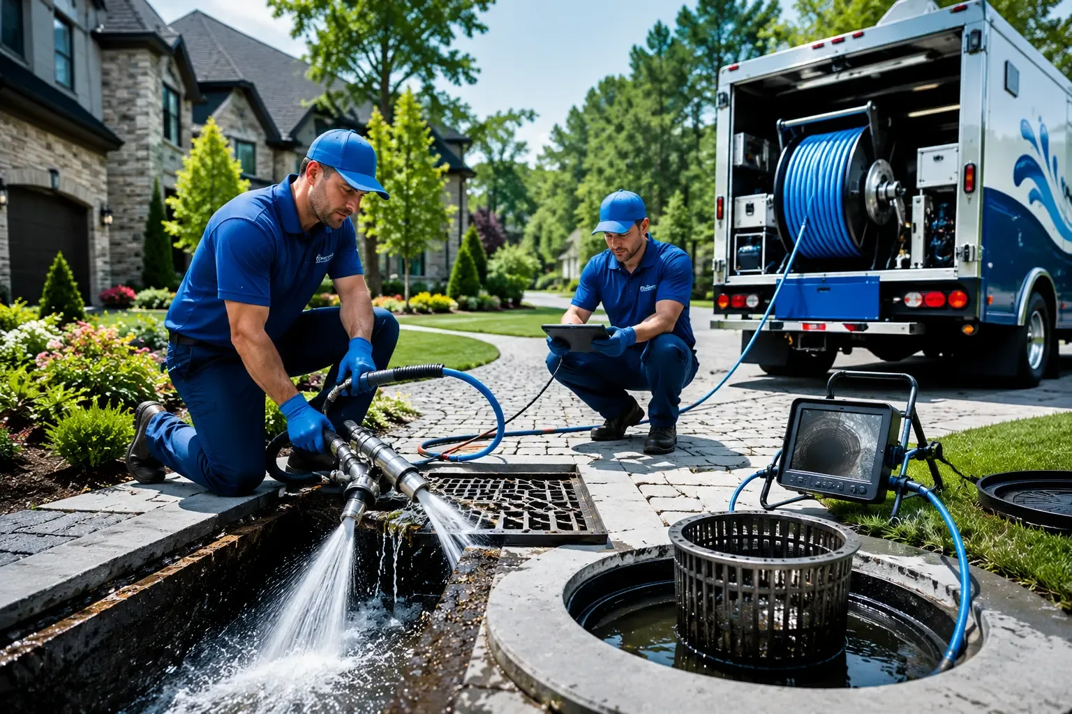 Local outdoor drain cleaning professionals in Barton, OH
